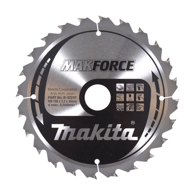 makita-makforce-saegeblatt-190x30x24z makita-makforce-saegeblatt-190x30x24z