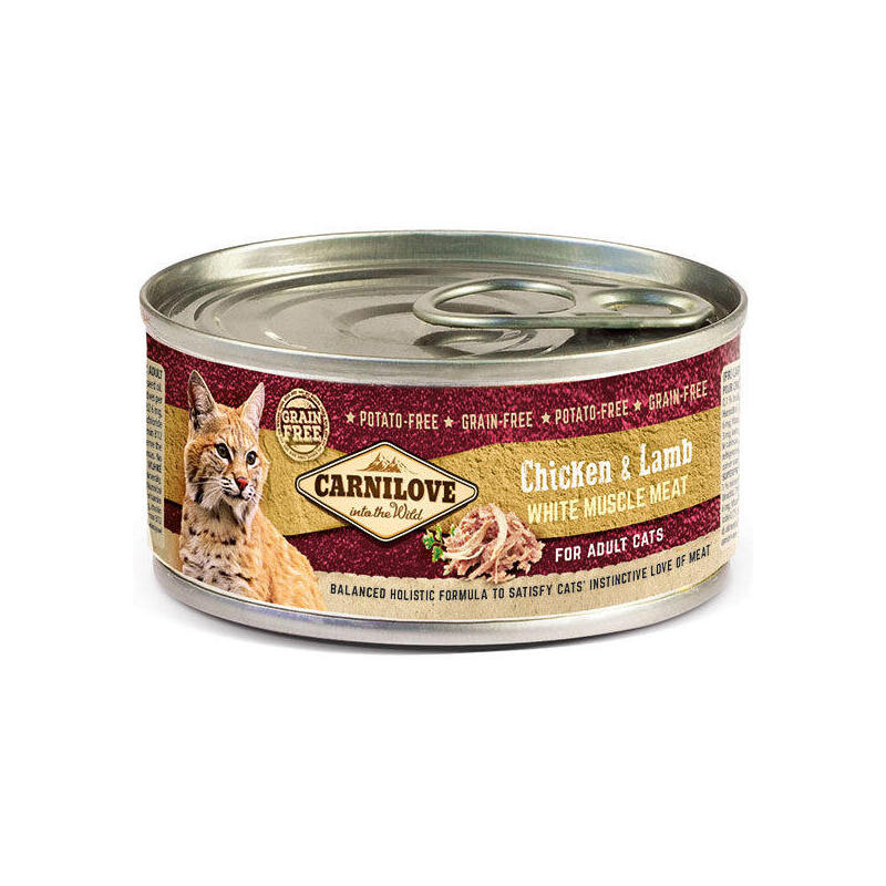 comida-humeda-para-gatos-carnilove-cat-pollo-cordero-carne-blanca-muscular-100-g comida-humeda-para-gatos-carnilove-cat-pollo-cordero-carne-blanca-muscular-100-g
