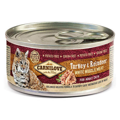 comida-humeda-para-gatos-carnilove-cat-pavo-reno-carne-blanca-muscular-100-g
