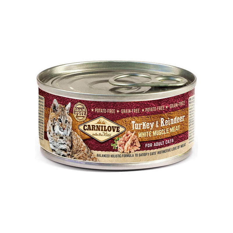 comida-humeda-para-gatos-carnilove-cat-pavo-reno-carne-blanca-muscular-100-g comida-humeda-para-gatos-carnilove-cat-pavo-reno-carne-blanca-muscular-100-g