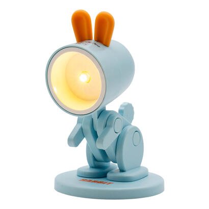 lampara-de-mesa-realpower-486317-led-azul-naranja