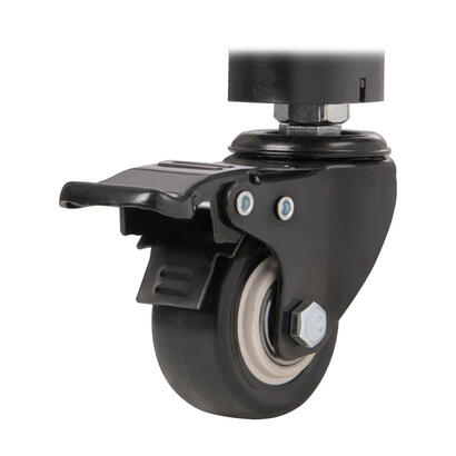 eaton-tripp-lite-premier-rolling-tv-cart-for-32-to-55-displays-black-glass-base-and-shelf-locking-casters