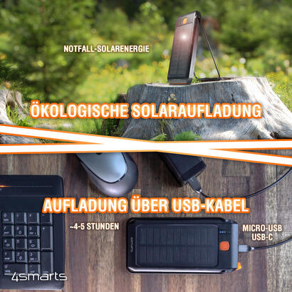 4smarts-solar-powerbank-titanpack-flex-10000mah-stand-lampe
