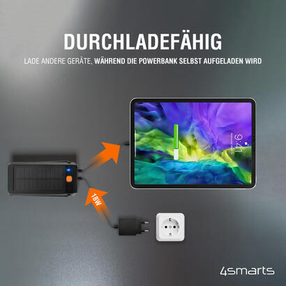 4smarts-solar-powerbank-titanpack-flex-10000mah-stand-lampe