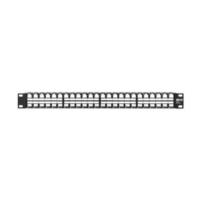 eaton-tripp-lite-48-port-1u-rack-mount-unshielded-blank-keystonemultimedia-patch-panel-rj45-ethernet-usb-hdmi-cat5e6