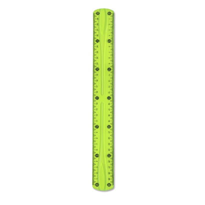 bismark-regla-flexible-30cm-fabricada-en-pvc-ideal-para-colegio-colores-amarillo-y-verde-aleatorios