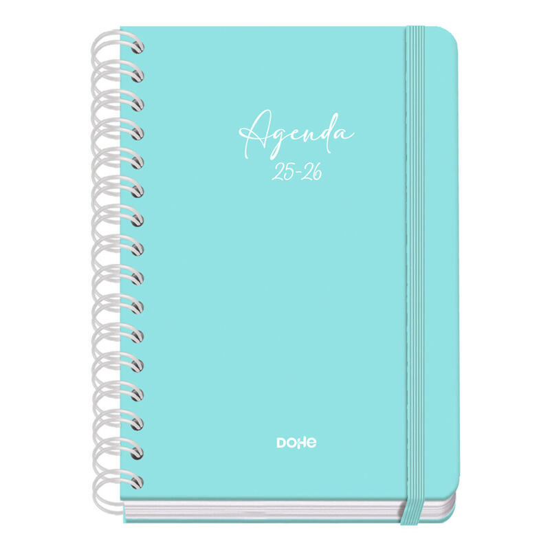 dohe-agenda-escolar-serenity-wireo-a5-espiral-doble-sv-tapa-dura-verde-2025-2026 dohe-agenda-escolar-serenity-wireo-a5-espiral-doble-sv-tapa-dura-verde-2025-2026