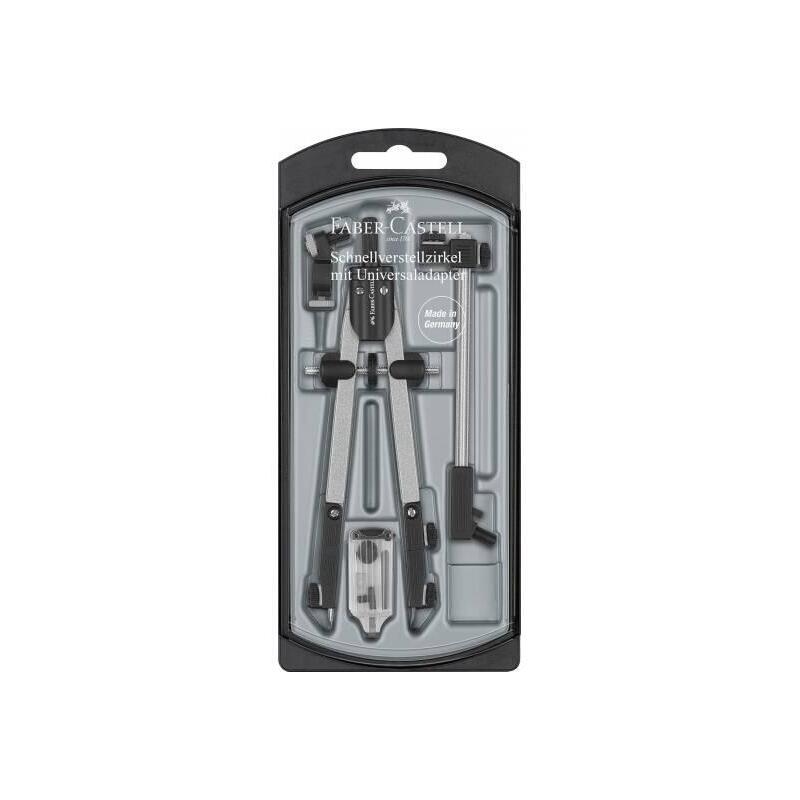 faber-castell-compas-de-ajuste-rapido-con-alargadera-articulaciones-en-ambos-brazos-accesorios-de-recambio-