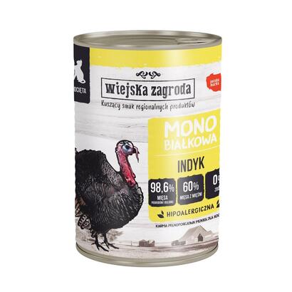 wiejska-zagroda-monoprotein-turkey-wet-food-for-kittens-400g