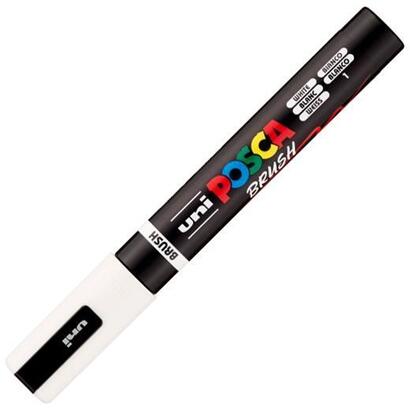 posca-marcador-pc-5br-brush-punta-m-semiflexible-blanco