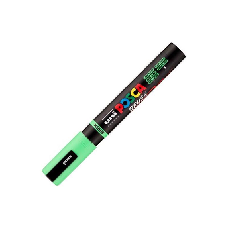 posca-marcador-pc-5br-brush-punta-m-semiflexible-verde-claro