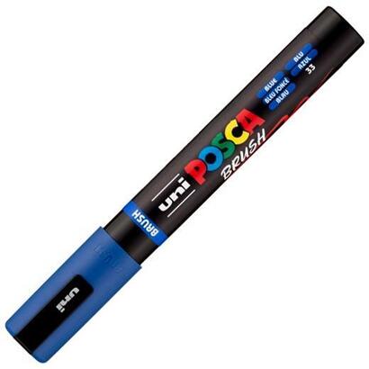 posca-marcador-pc-5br-brush-punta-m-semiflexible-azul