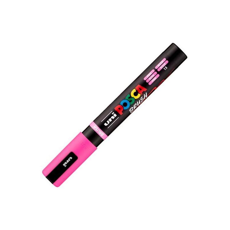 posca-marcador-pc-5br-brush-punta-m-semiflexible-rosa