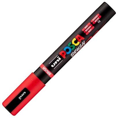posca-marcador-pc-5br-brush-punta-m-semiflexible-rojo