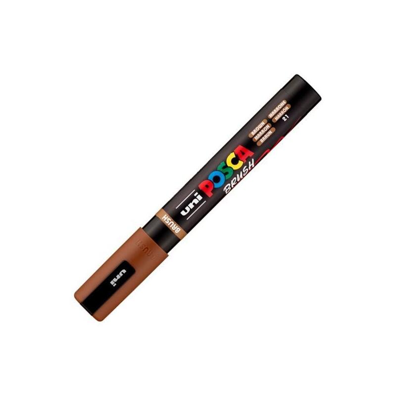 posca-marcador-pc-5br-brush-punta-m-semiflexible-marron