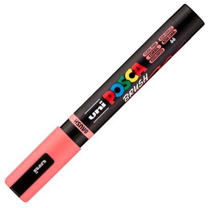 posca-marcador-pc-5br-brush-punta-m-semiflexible-rosa-coral