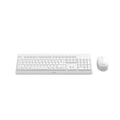 philips-3000-series-spt6307wl16-teclado-raton-incluido-universal-rf-inalambrico-qwerty-ingles-blanco