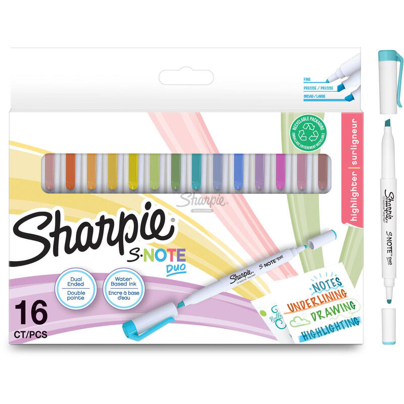sharpie-rotuladores-creativos-s-note-duo-estuche-de-16-csurtidos sharpie-rotuladores-creativos-s-note-duo-estuche-de-16-csurtidos