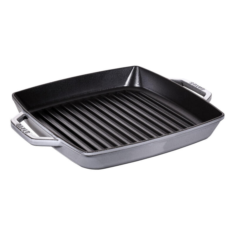 staub-grill-pan-induction-squared-28cm-graphite-grey staub-grill-pan-induction-squared-28cm-graphite-grey