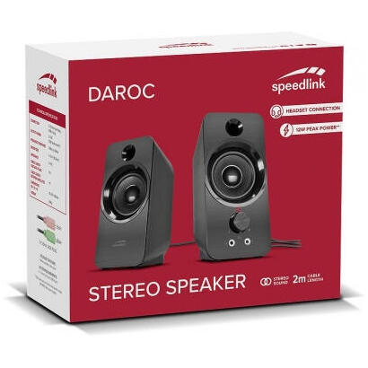 speedlink-daroc-negro-alambrico-6-w