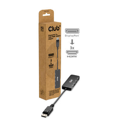 club3d-adaptador-displayport-21-3x-hdmi-21-8k60hz-retail