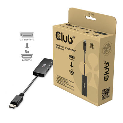 club3d-csv-7330-hub-de-interfaz-135-mbits-negro