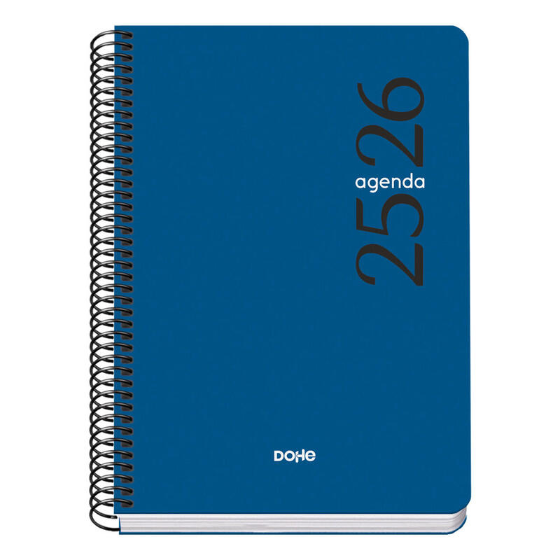 dohe-agenda-escolar-esencial-a5-espiral-dp-tapa-pp-colores-surtidos-2025-2026