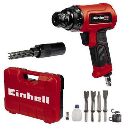 martillo-cincel-neumatico-einhell-tc-pc-45-set-rojonegro-con-juego-de-cinceles-de-4-piezas-removedor-de-oxido-de-aguja-estuche