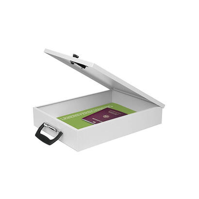 wedo-doku-kassette-a4-lgris-con-zahlenschloss