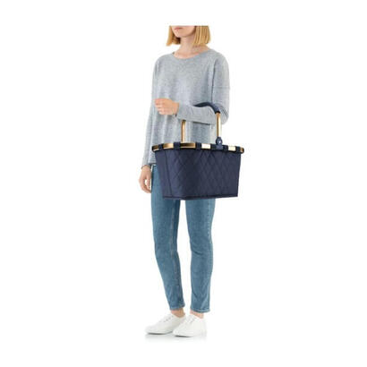 reisenthel-carrybag-frame-rhombus-midnight-dorado