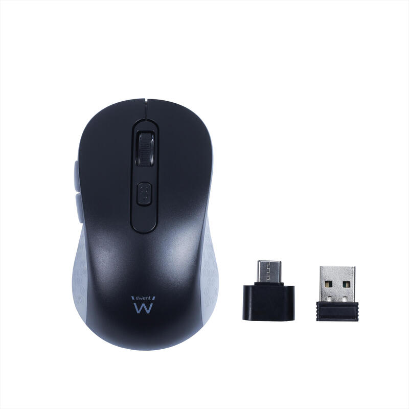 raton-ewent-ew3204-80012001600dpi-inalambrico-6-botones-negrogris