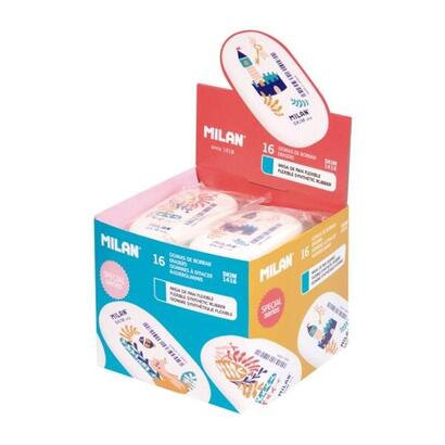 pack-de-16-unidades-milan-1416-story-time-goma-de-borrar-ovalada-suave-caucho-sintetico-envueltas-individualmente-