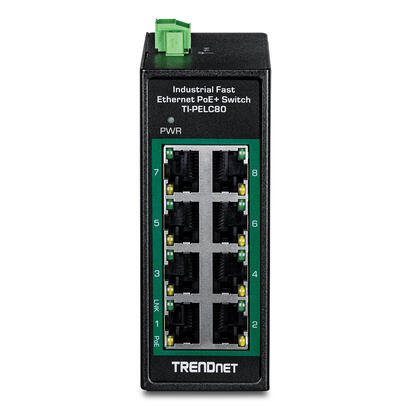 trendnet-ti-pelc80-switch-no-administrado-fast-ethernet-10100-energia-sobre-ethernet-poe-negro