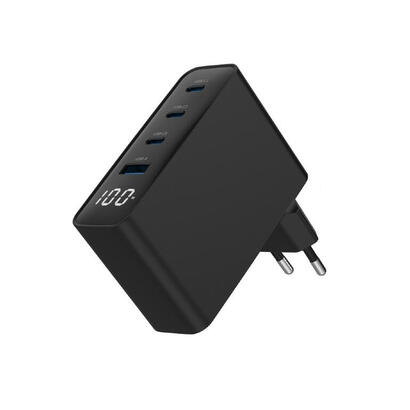 ladowarka-uniwersalna-100w-gan-1xusb-a-3xusb-c-szybkie-ladowanie-lcd-negro