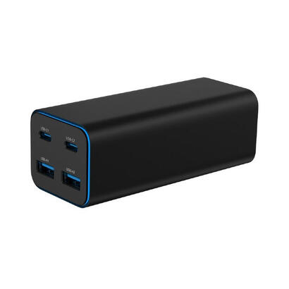 cargador-rapido-usb-powerdelivery-gan-de-4-puertos-y-100-w-negro