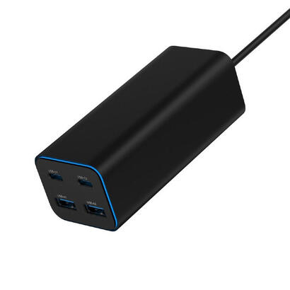 cargador-rapido-usb-powerdelivery-gan-de-4-puertos-y-100-w-negro