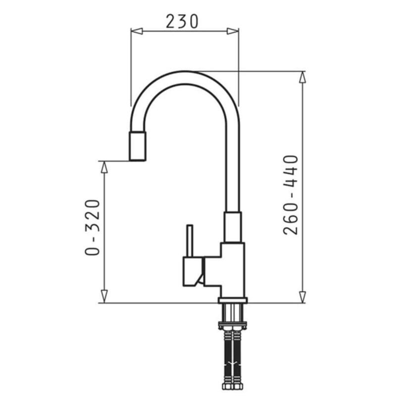 grifo-de-cocina-pyramis-flessi-black-edition