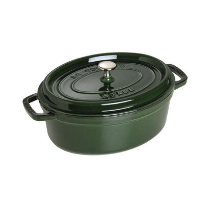 staub-la-cocotte-33cm-oval-basil-green-cast-iron