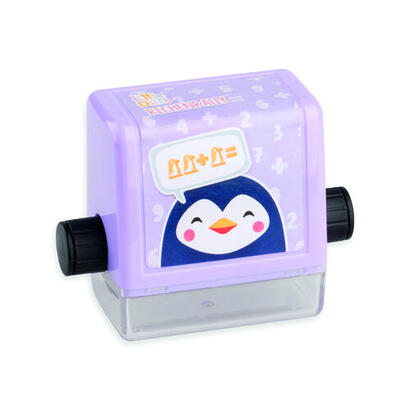 trodat-plus-symbol-rechenroller-pinguin-design-ab-1-klasse