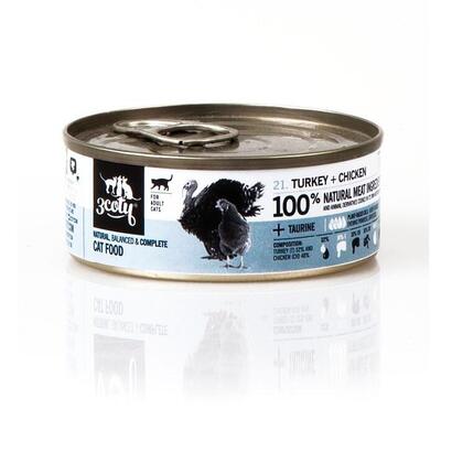 3coty-turkey-with-chicken-comida-humeda-para-gatos-80g