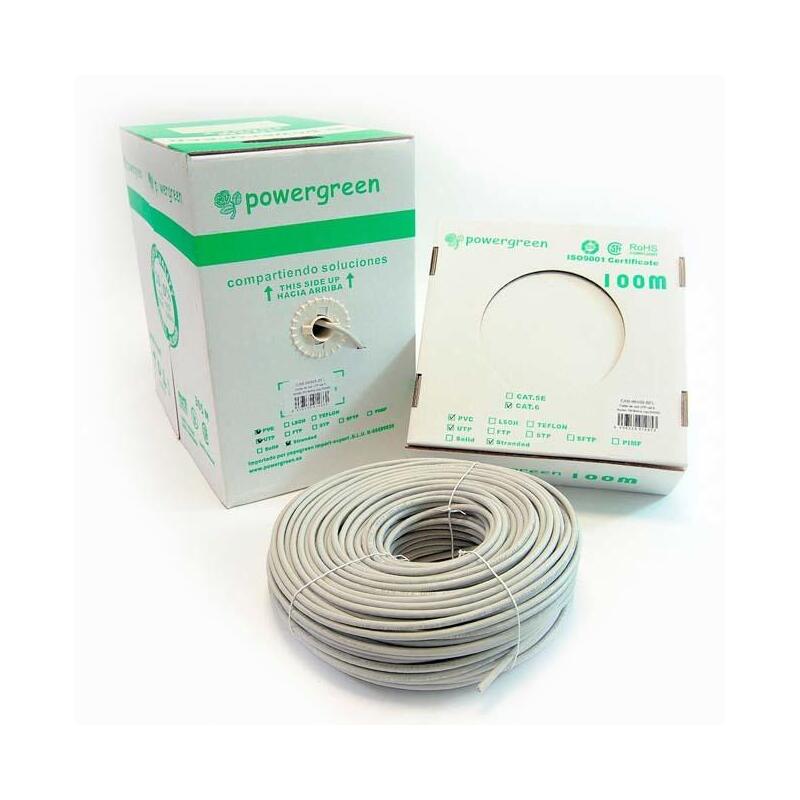 powergreen-bobina-de-cable-cat-6-utp-305-metros-lszh-flexible-caja-305-m-gris