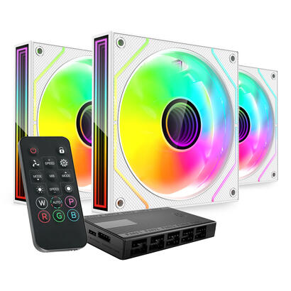 kit-3-ventiladores-auxiliar-mf-3d-pro-blanco-mars-gaming-3x-ventiladores-120mm-argb-control-remoto-hasta-1600-rpm