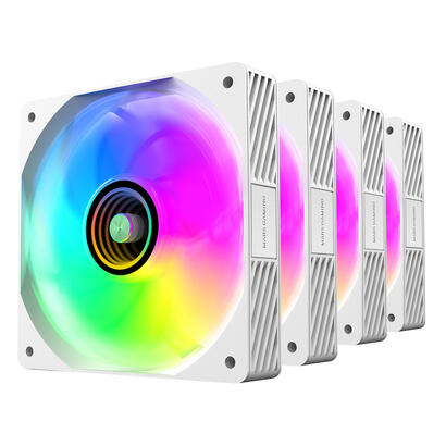kit-4-ventiladores-pc-auxiliar-mf-si4kit-a-rgb-infinity-blanco-mars-gaming-4x-ventiladores-ultrasilenciosos-argb-mando-a-distanc