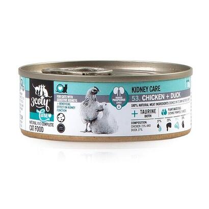 3coty-chicken-duck-care-for-cats-with-sensitive-kidneys-80g
