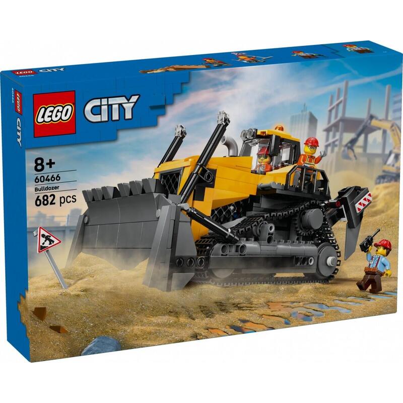lego-60466-city-bulldozer-amarillo-con-cargador-frontal
