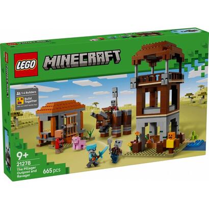 lego-21278-minecraft-un-devastador-en-el-puesto-de-saqueadores
