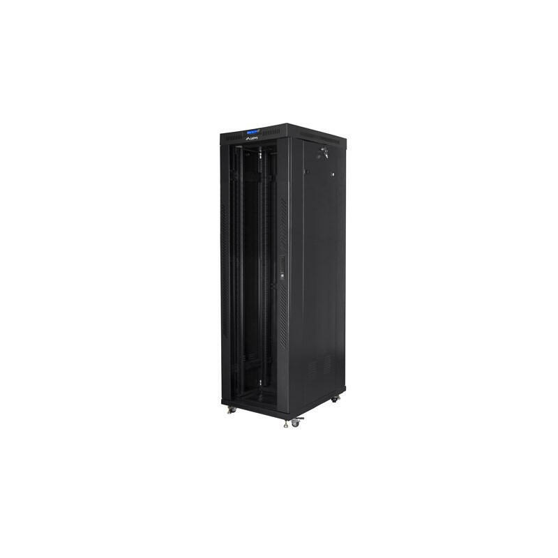 lanberg-armario-rack-19-pulgadas-independiente-42u-600x1000-con-puerta-de-cristal-lcd-autoensamblaje-paquete-plano-negro lanberg-armario-rack-19-pulgadas-independiente-42u-600x1000-con-puerta-de-cristal-lcd-autoensamblaje-paquete-plano-negro