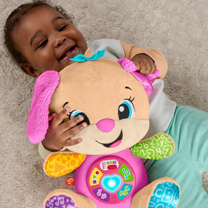fisher-price-learning-fun-dog-friend-cuddly-toy-pinklight-brown-jfd31