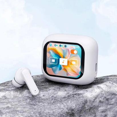 cool-auriculares-stereo-bluetooth-earbuds-lcd-ambient-blanco