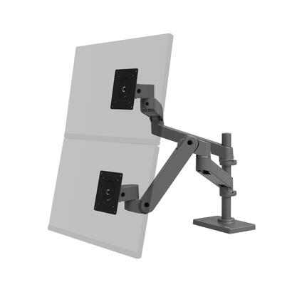 ergotron-lx-pro-kit-de-montaje-brazo-apilable-doble-modular-para-2-pantallas-lcd-aluminio-gris-oscuro-tamano-de-pantalla-hasta-2